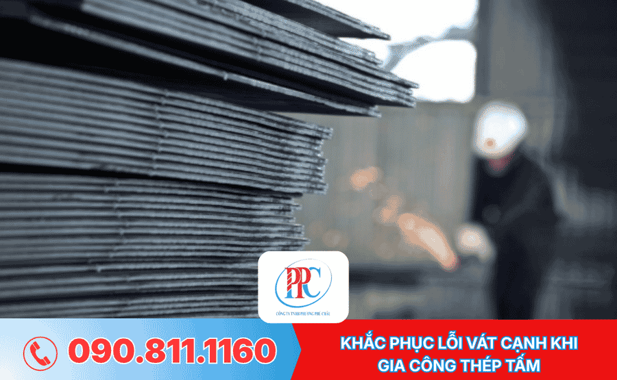 Khắc phục lỗi vát cạnh khi gia công thép tấm