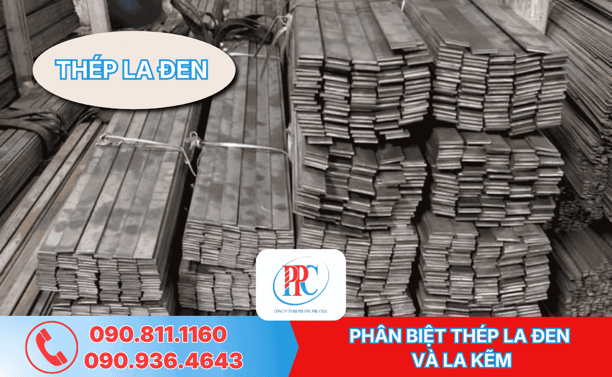PHÂN BIỆT THÉP LA ĐEN  VÀ LA KẼM