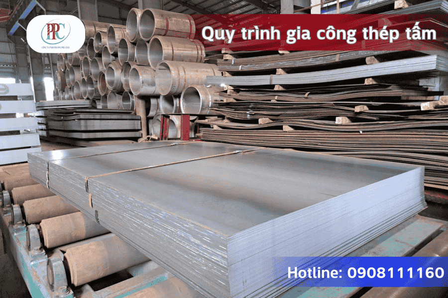 Quy trình gia công thép tấm