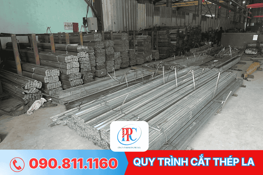 Thép la cắt theo quy cách