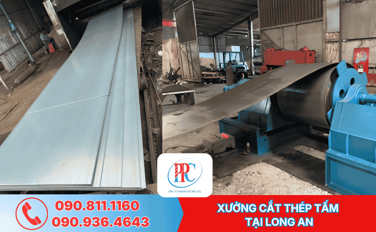 Xưởng Cắt Thép Tấm Tại Long An