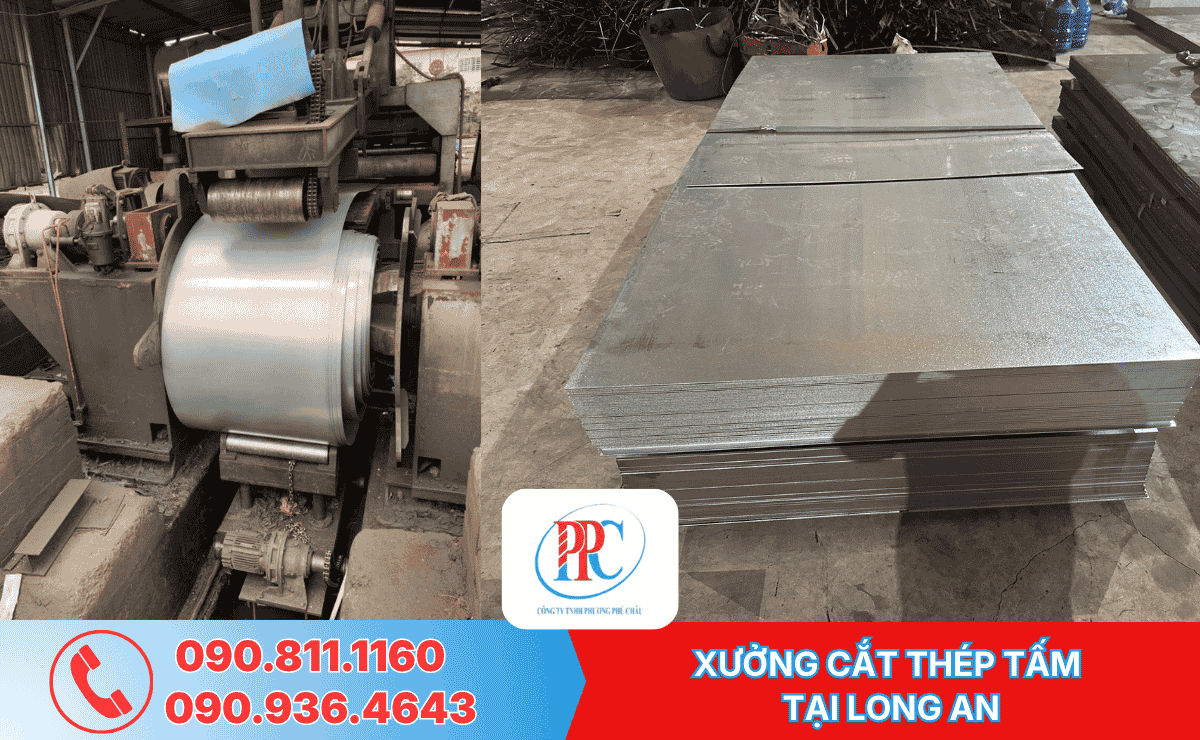 Xưởng Cắt Thép Tấm Tại Long An