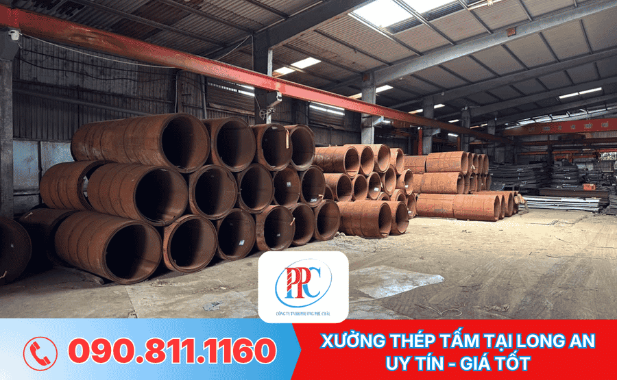 XƯỞNG THÉP TẤM TẠI LONG AN