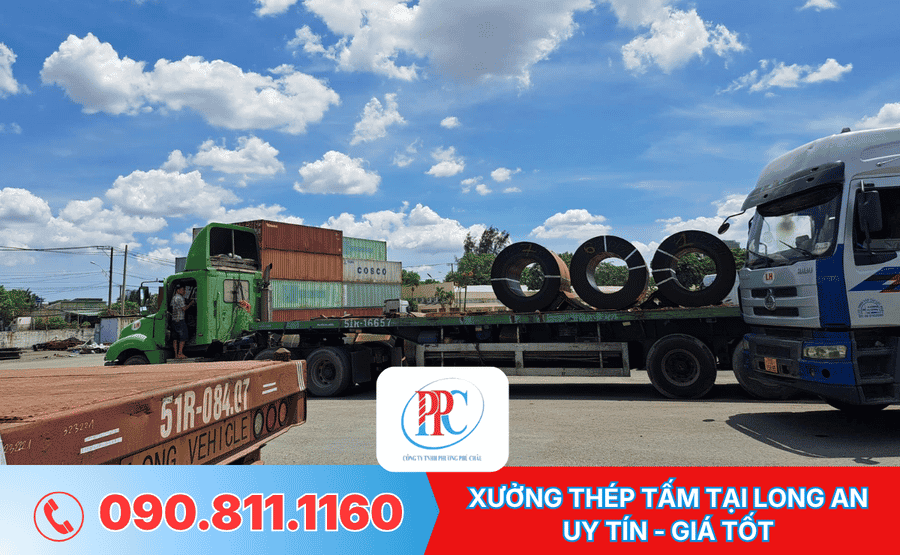 XƯỞNG THÉP TẤM TẠI LONG AN