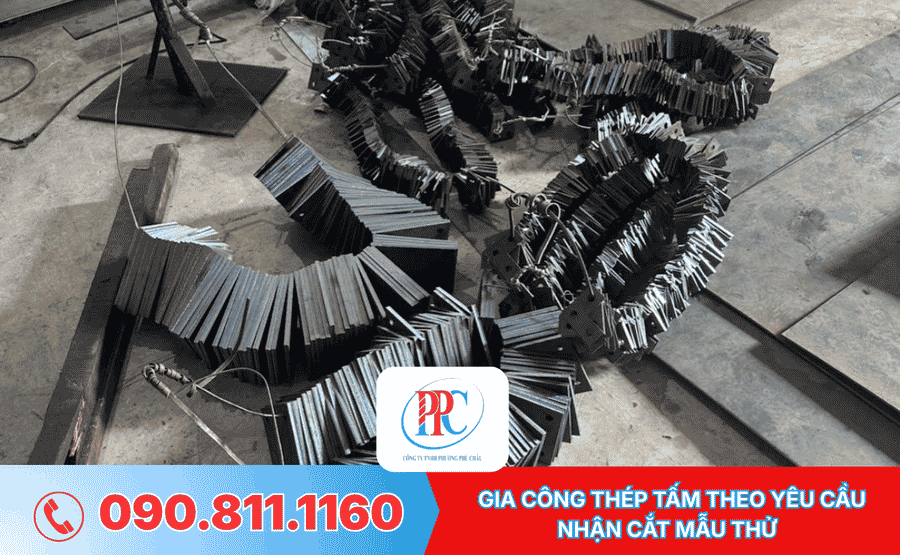    GIA CÔNG THÉP TẤM THEO YÊU CẦU NHẬN CẮT MẪU THỬ