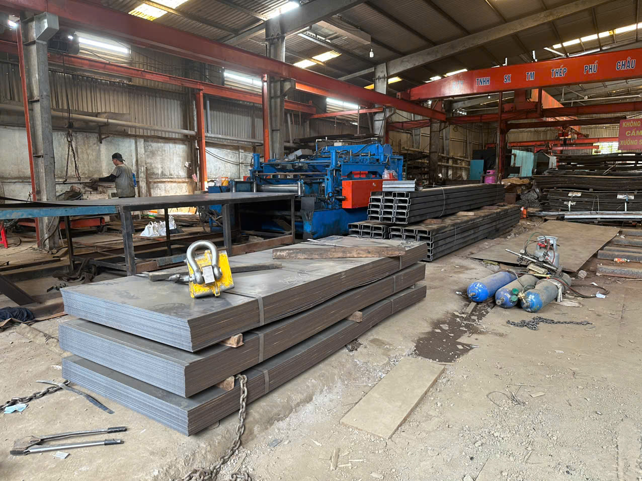 Báo giá Gia công cắt thép tấm