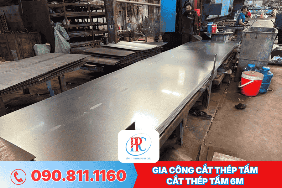 Cắt thép tấm tại HCM