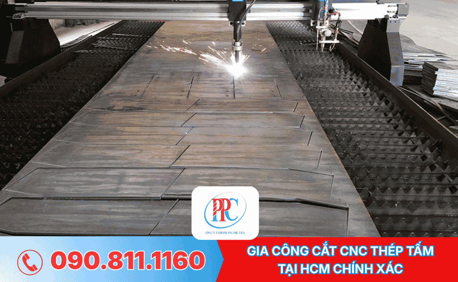 gia công cắt CNC thép tấm