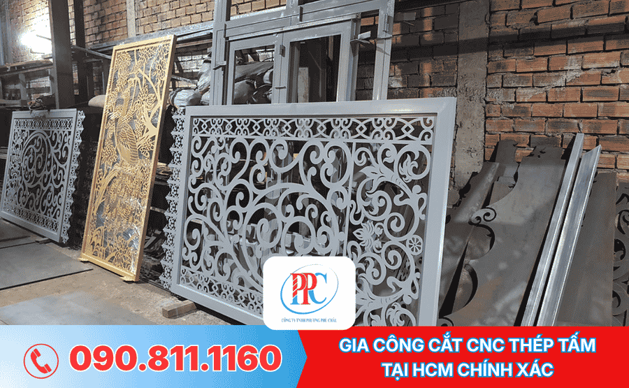 gia công cắt CNC thép tấm