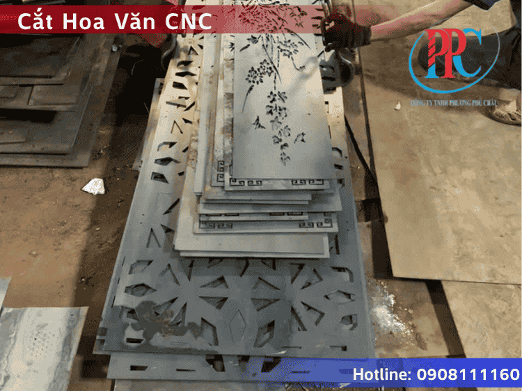cắt hoa văn lan can theo yêu cầu tphcm