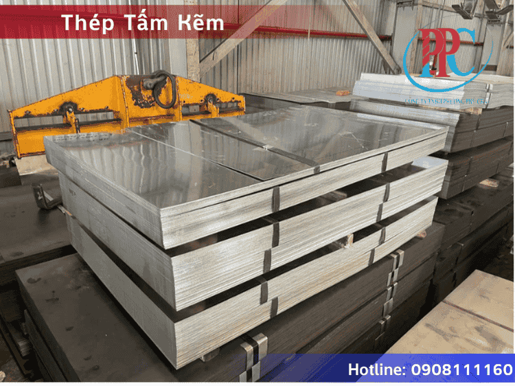 gia công thép tấm mạ kẽm - Phương Phú Châu