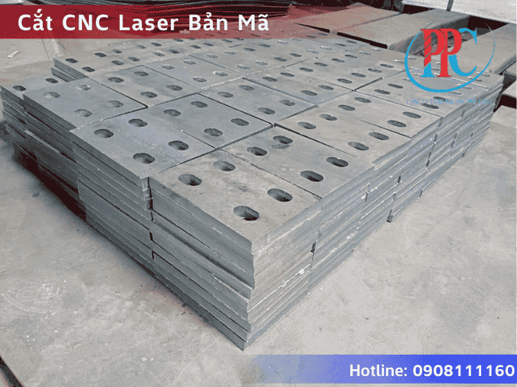 Dịch Vụ Cắt CNC Bản Mã Thép Theo Yêu Cầu HCM