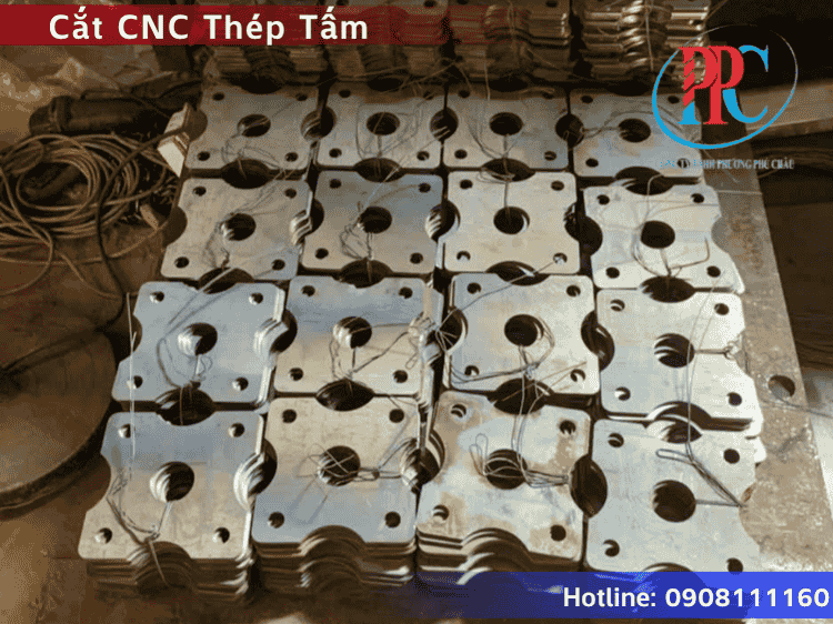 cắt CNC thép tấm - Phương Phú Châu
