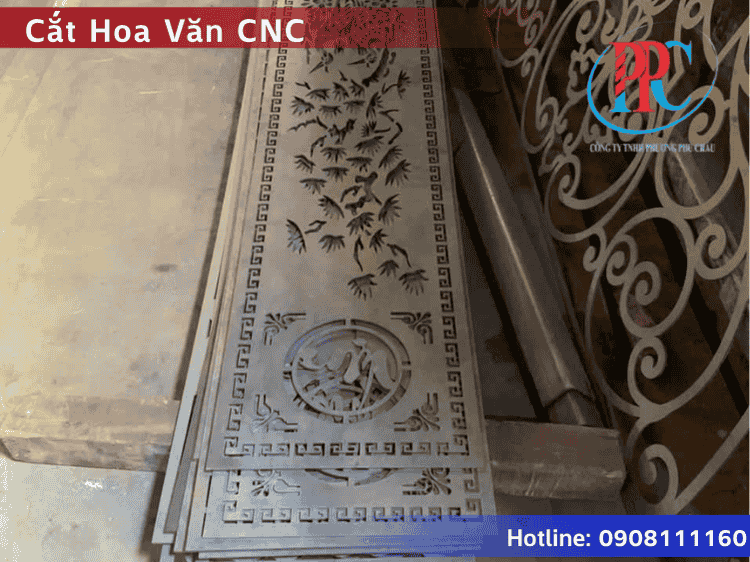 gia công hoa văn lan can cnc - Phương Phú Châu