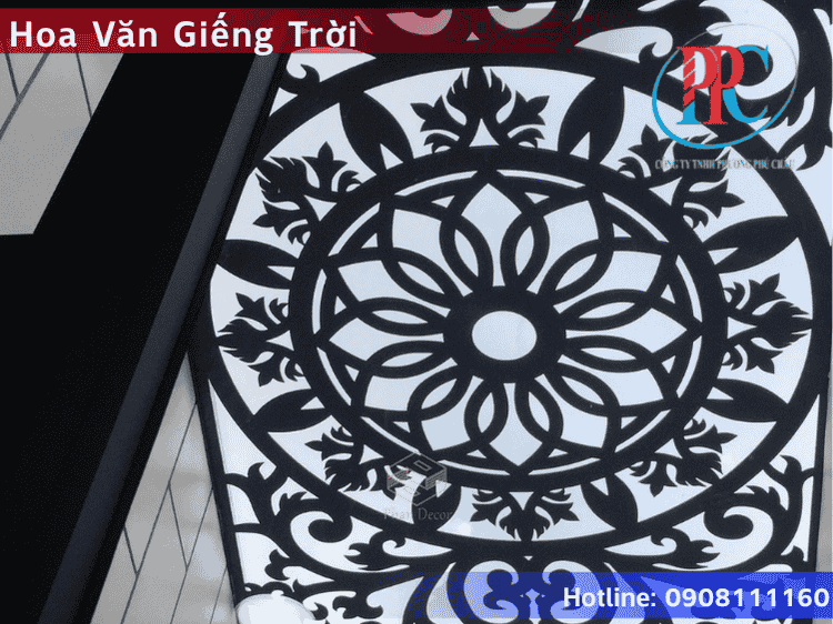 cắt CNC Laser hoa văn giếng trời tại TP.HCM
