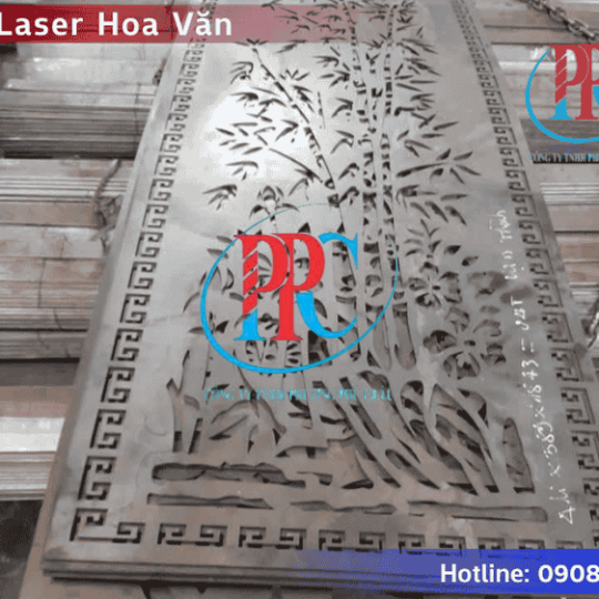 Cắt hoa văn cửa cổng