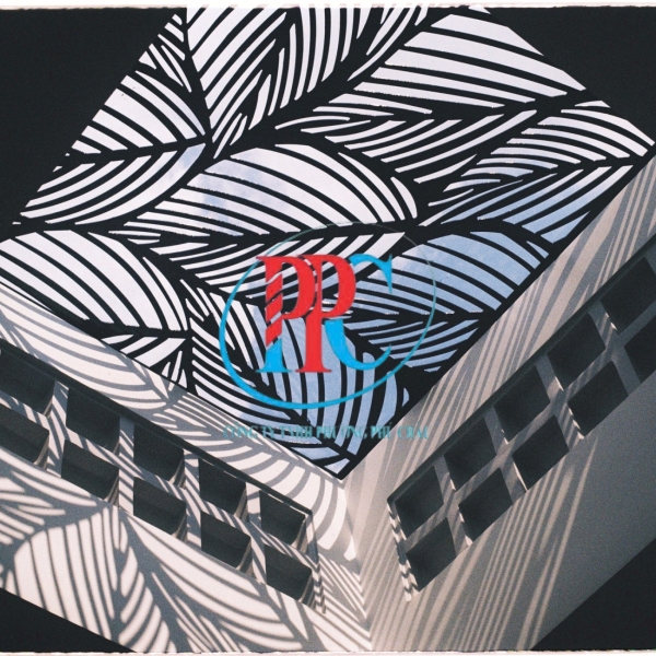 Cắt hoa văn giếng trời